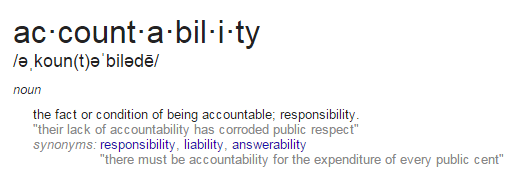 accountability-defined